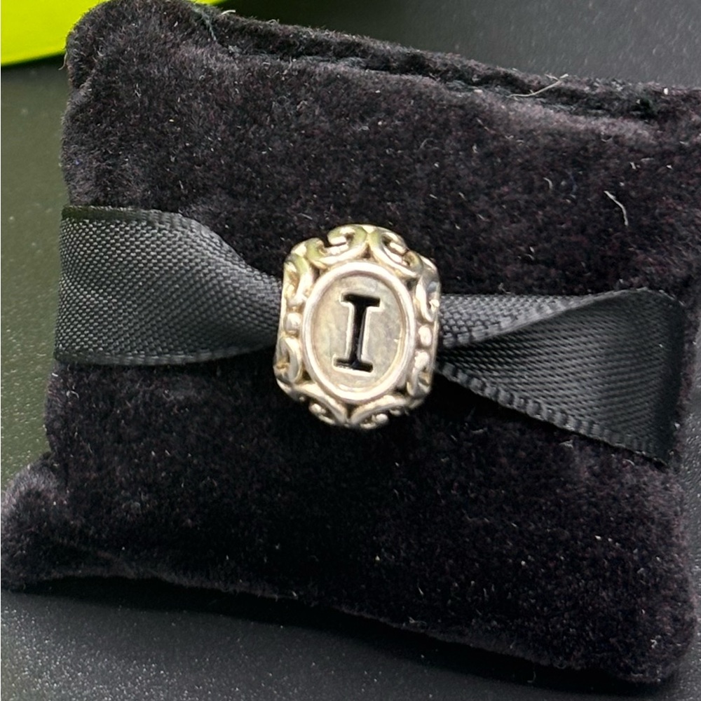 Chamilia Filigree Silver 'I' Charm 925 Sterling